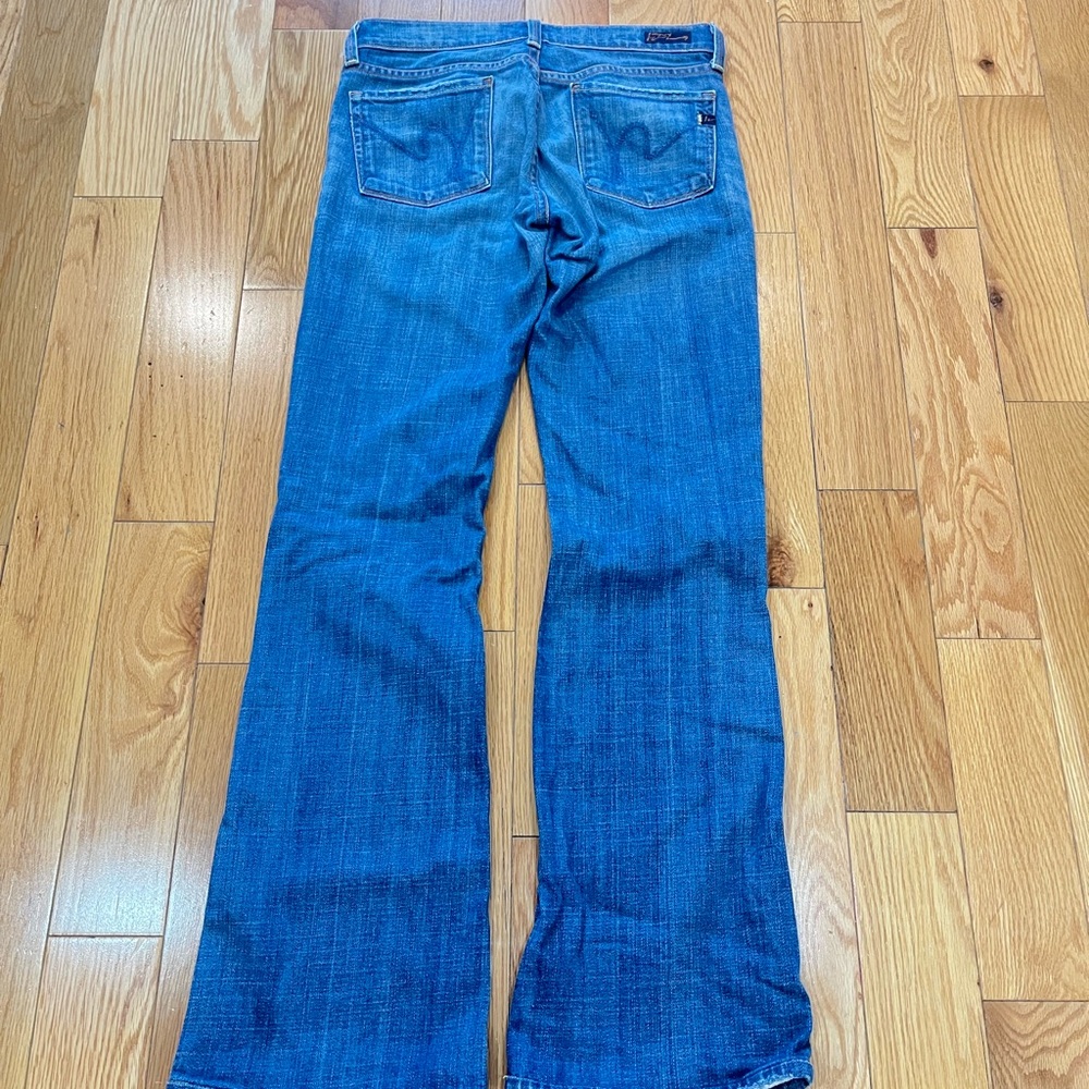 Vintage Citizens Of Humanity Blue Flare bootcut jeans (short)